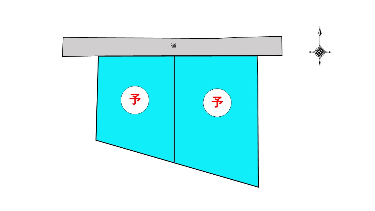 甲斐市竜王　新規２区画分譲地